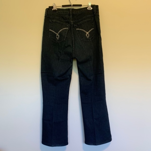 Not Your Daughters Jeans Nordstrom Exclusive Dark Wash with Rhinestones - Picture 2 of 4